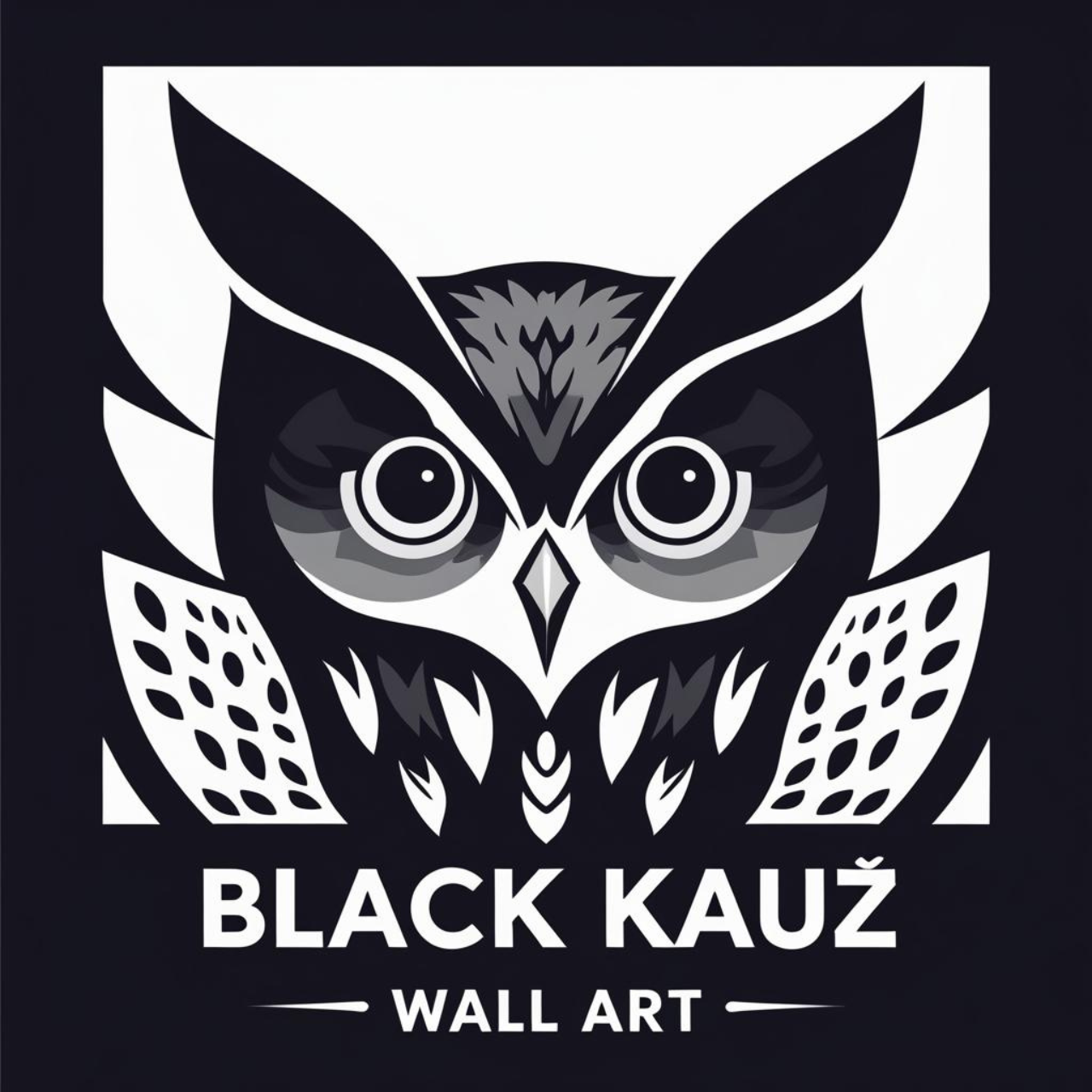 Black Kauz Wall Art